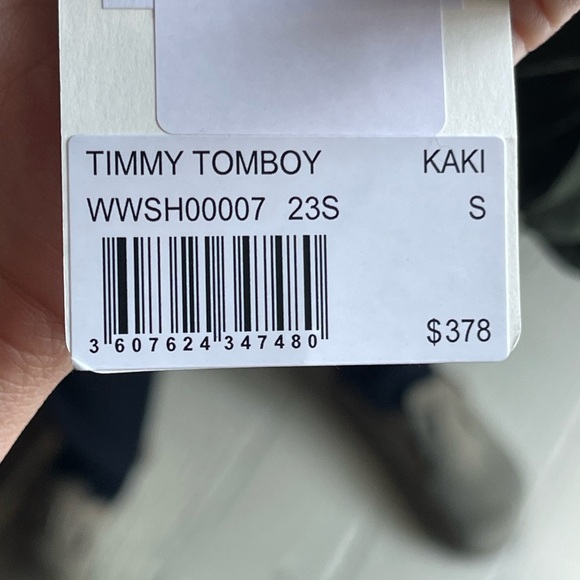 NWT Zadig & Voltaire Women’s Timmy Tomboy Blouse- Kaki Green - Picture 8 of 10